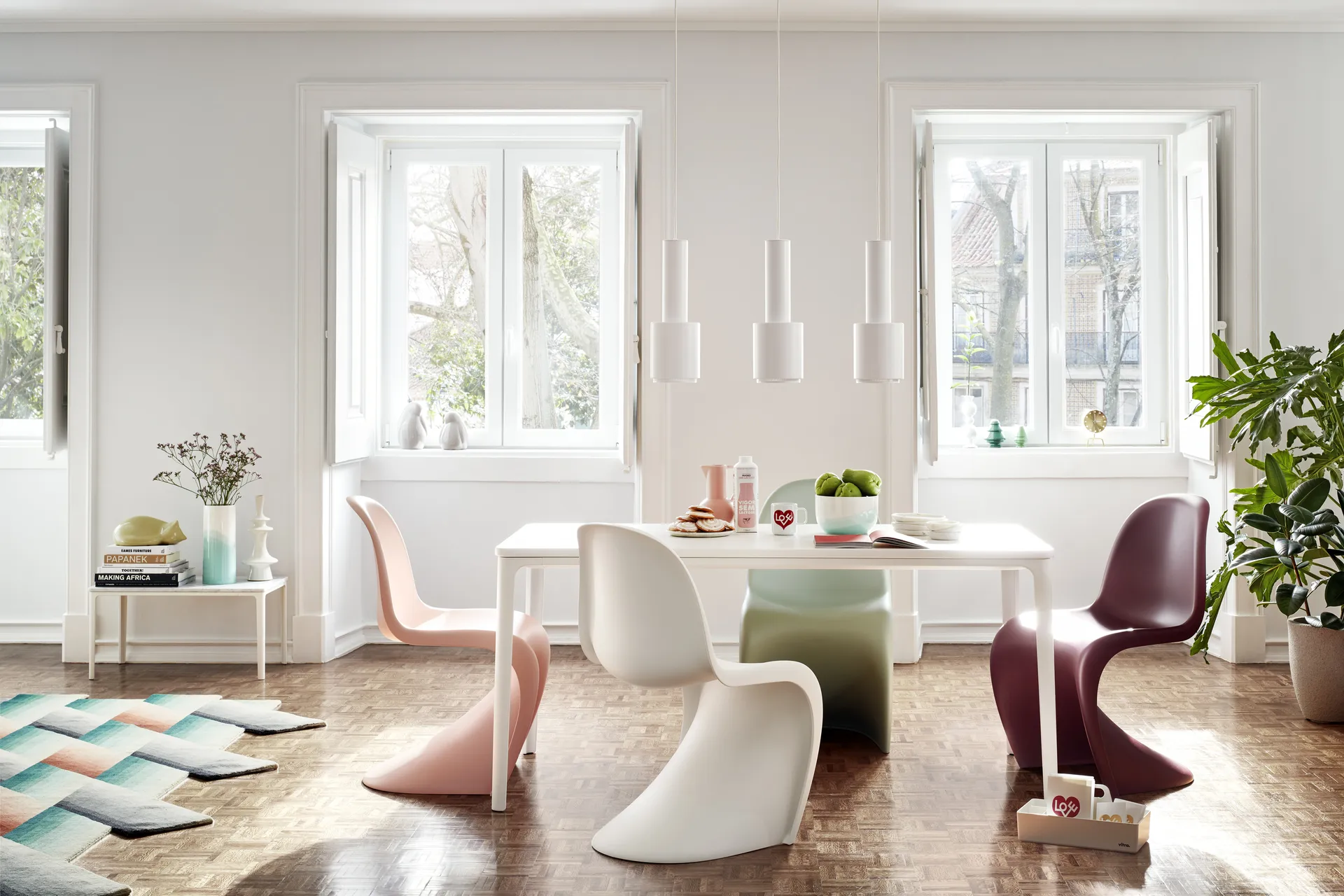 Panton Chair 50x61x86 cm, White Vitra