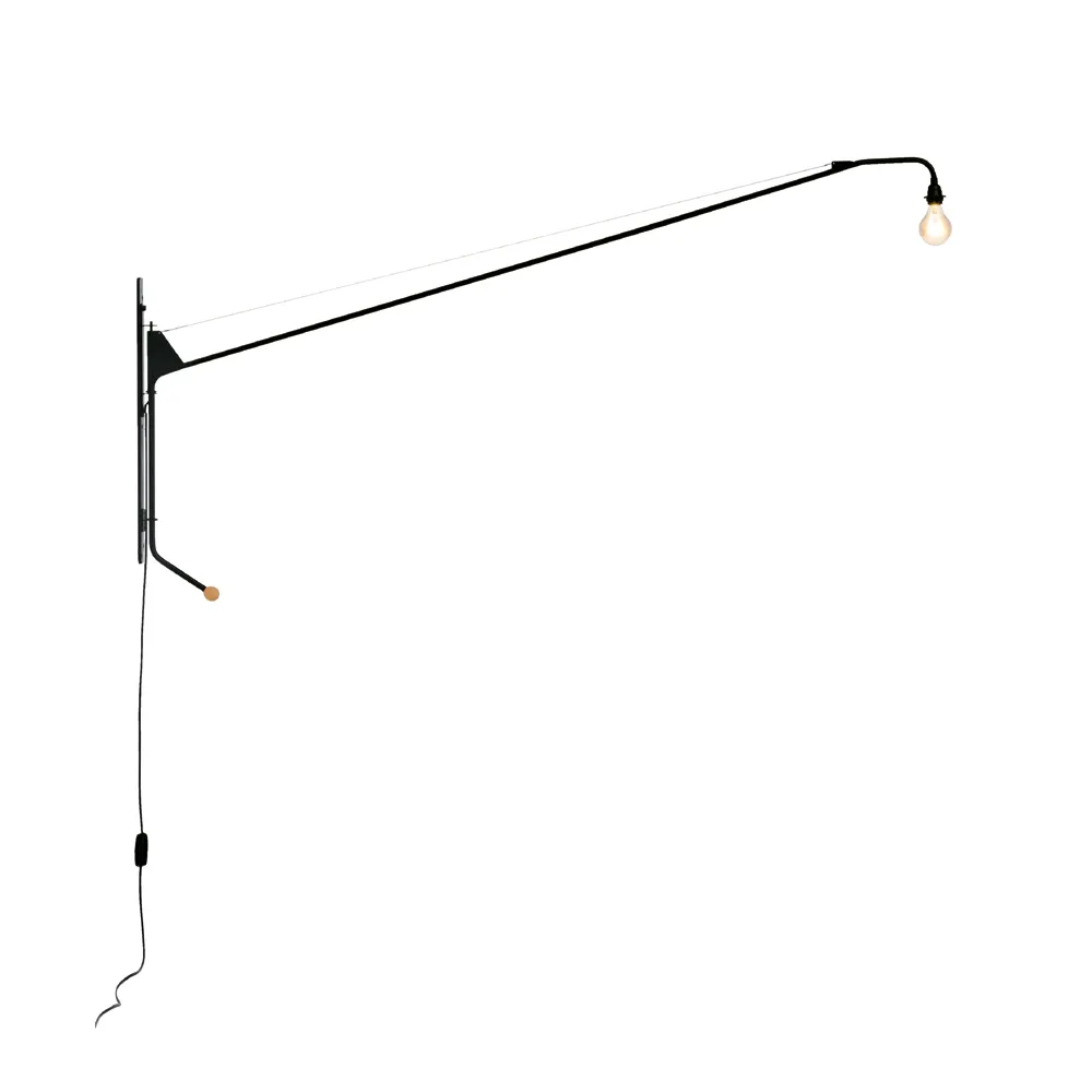 Potence vägglampa, Svart Vitra