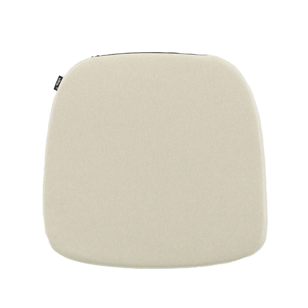 Soft Seats type A stolsdyna antislip, tyg plano 03 pergament/cream white Vitra