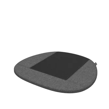 Soft Seats type B dyna - tyg cosy 2 10 classic grey, antislip baksida - Vitra