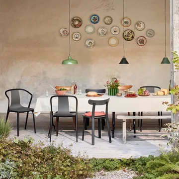 Soft Seats Type C dyna - tyg hopsak 79 warm grey/ivory-antislip baksida - Vitra