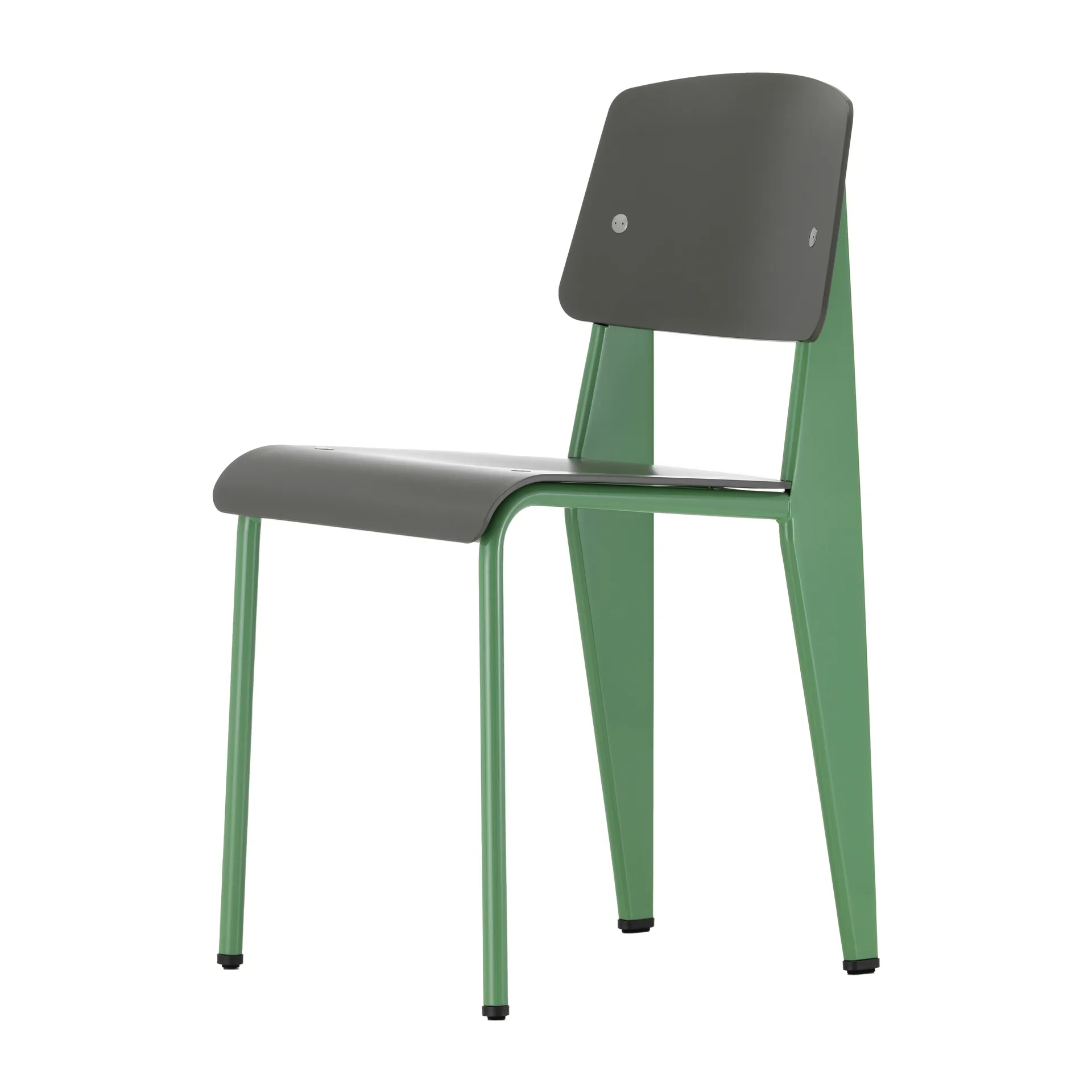 Standard SP stol, Basalt-Prouvé blé vert Vitra