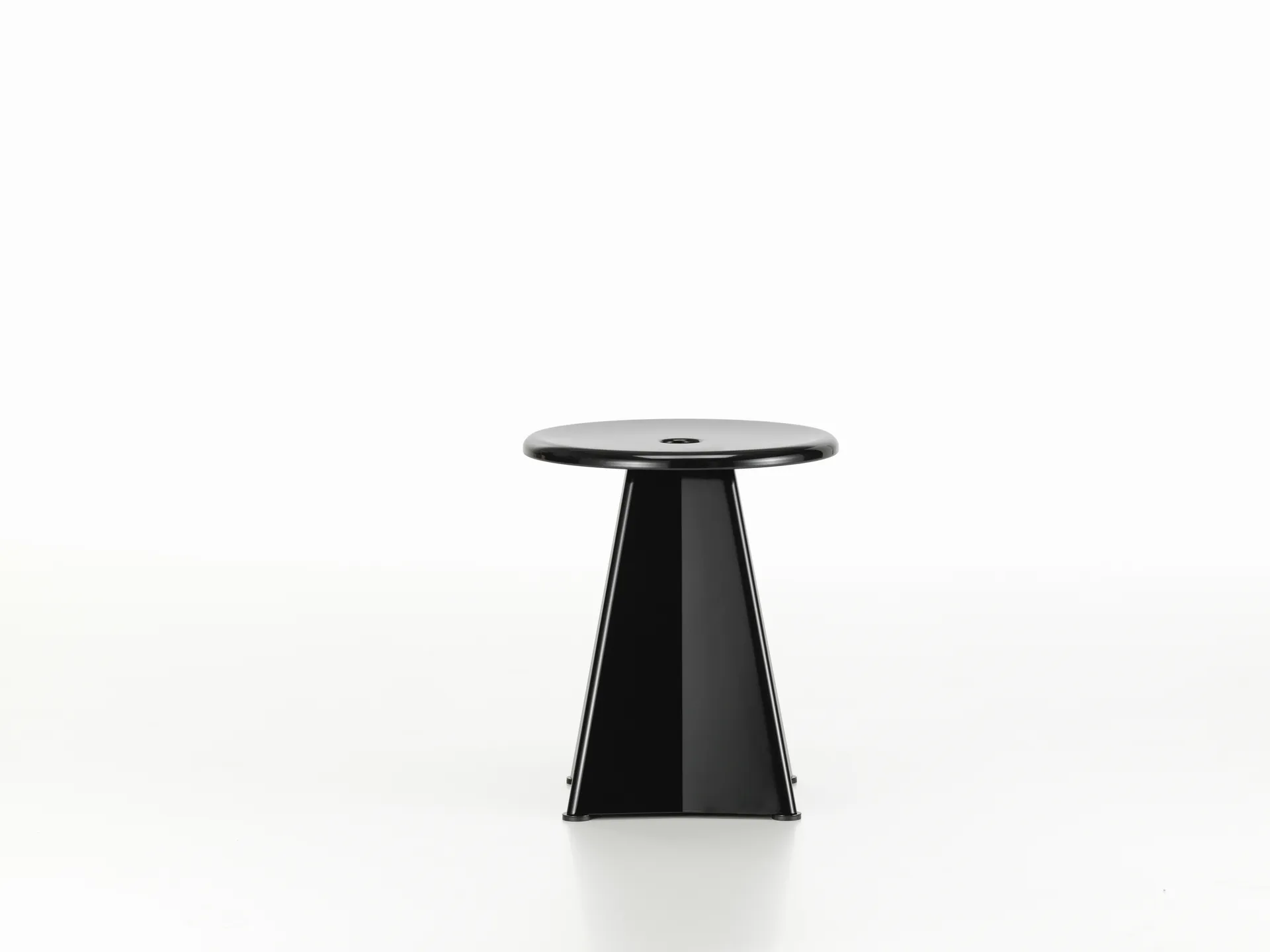 Tabouret Métallique pall, Deep black (svart) Vitra