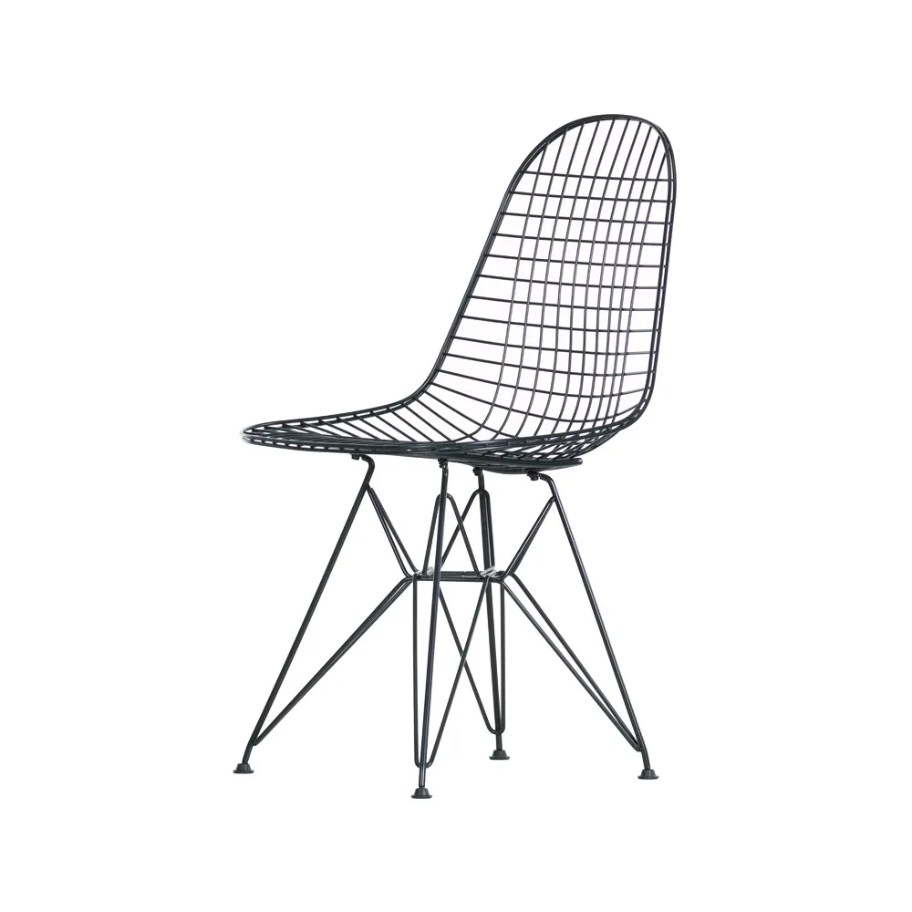 Wire chair DKR stol, Basic dark Vitra
