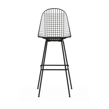 Wire Stool barpall - High Black - Vitra