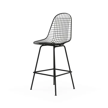 Wire Stool barpall - Medium Black - Vitra