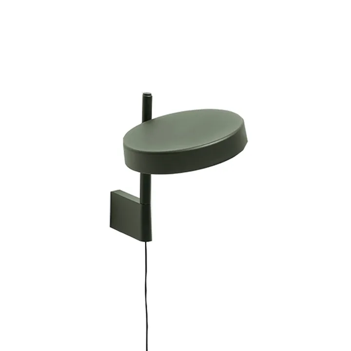 w182 Pastille br1 vägglampa - olive green, kort arm - Wastberg+