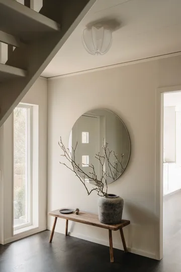 Anna plafond mini Ø30 cm - White linen - Watt & Veke