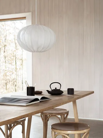 Boll 40 linen lampskärm - White - Watt & Veke
