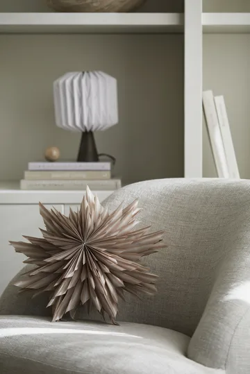 Helena adventsstjärna Ø44 cm - Beige - Watt & Veke