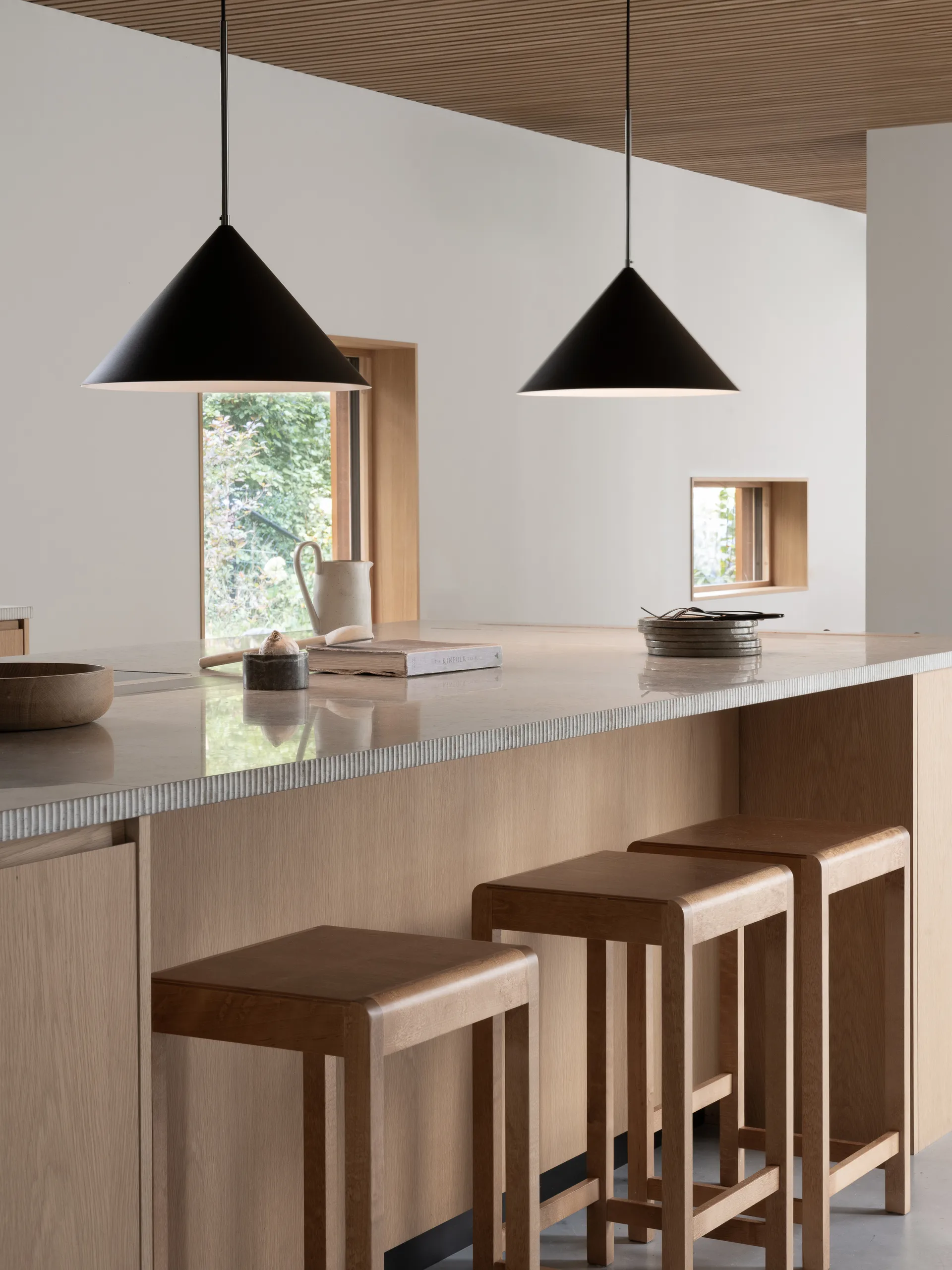 Kuro pendel, Black, Ø45x25 cm Watt & Veke