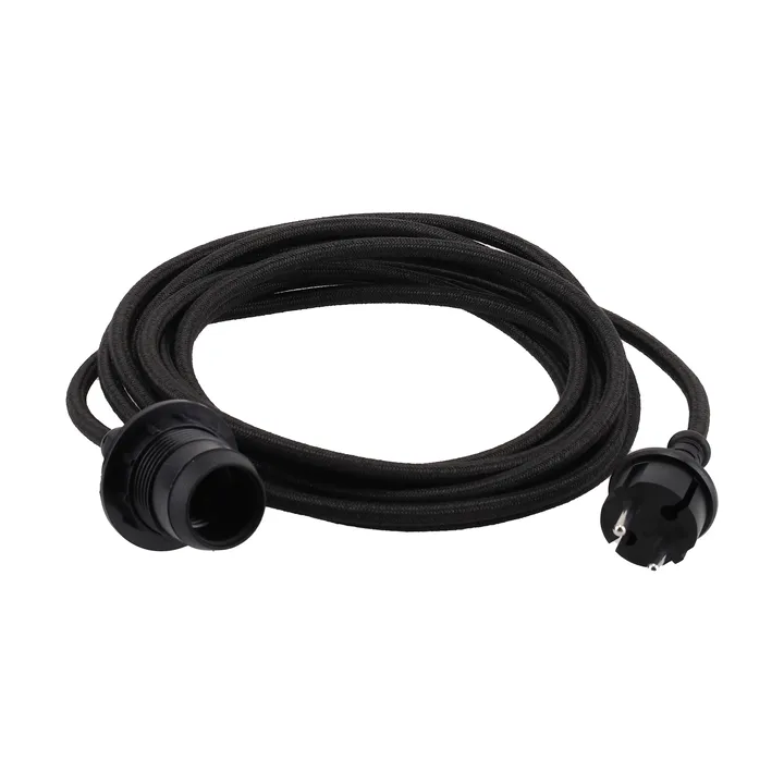 Outdoor kabelset - Black, 500 cm, E27 - Watt & Veke