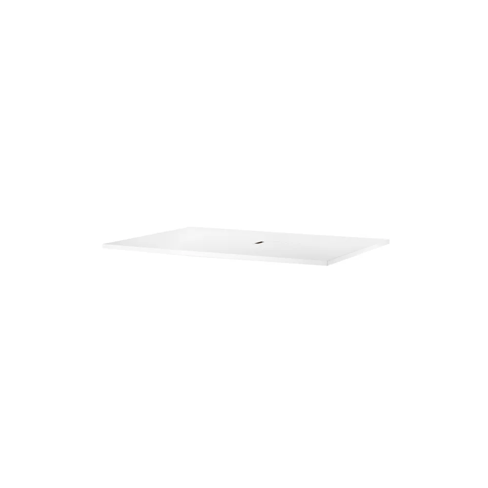 Works skrivbordsskiva, vit laminat, 120 cm Works