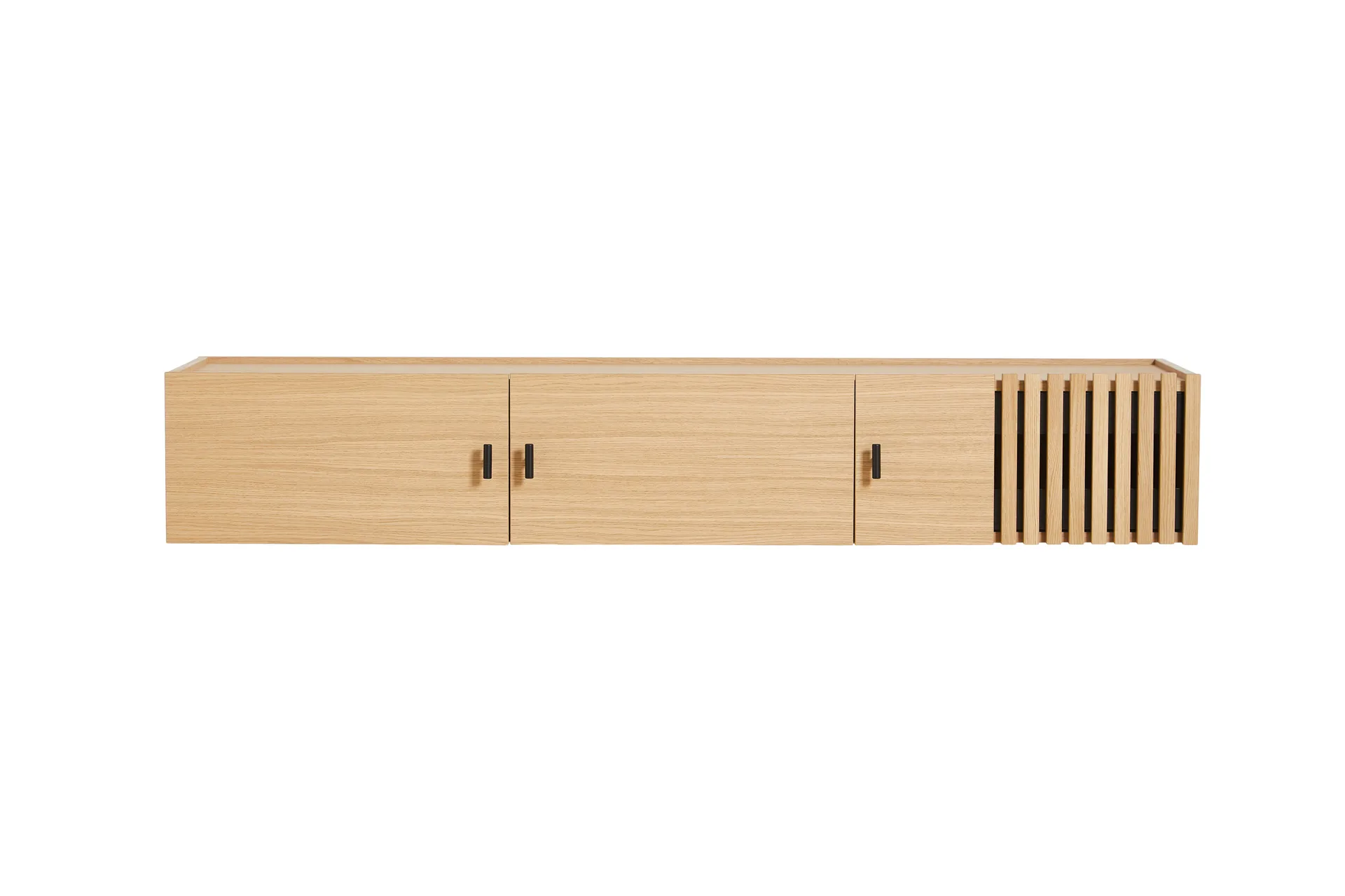 Array sideboard väggmonterad 150 cm, Vitpigmenterad ek Woud