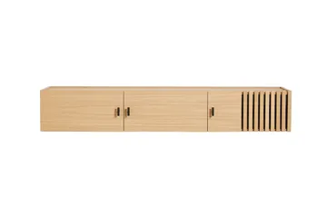 Array sideboard väggmonterad 150 cm - Vitpigmenterad ek - Woud