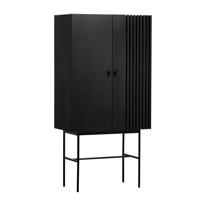 Array skåp, 80 cm - Svartmålad ek - Woud