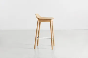 Mono barstol 65 cm - Vitpigmenterad ek - Woud