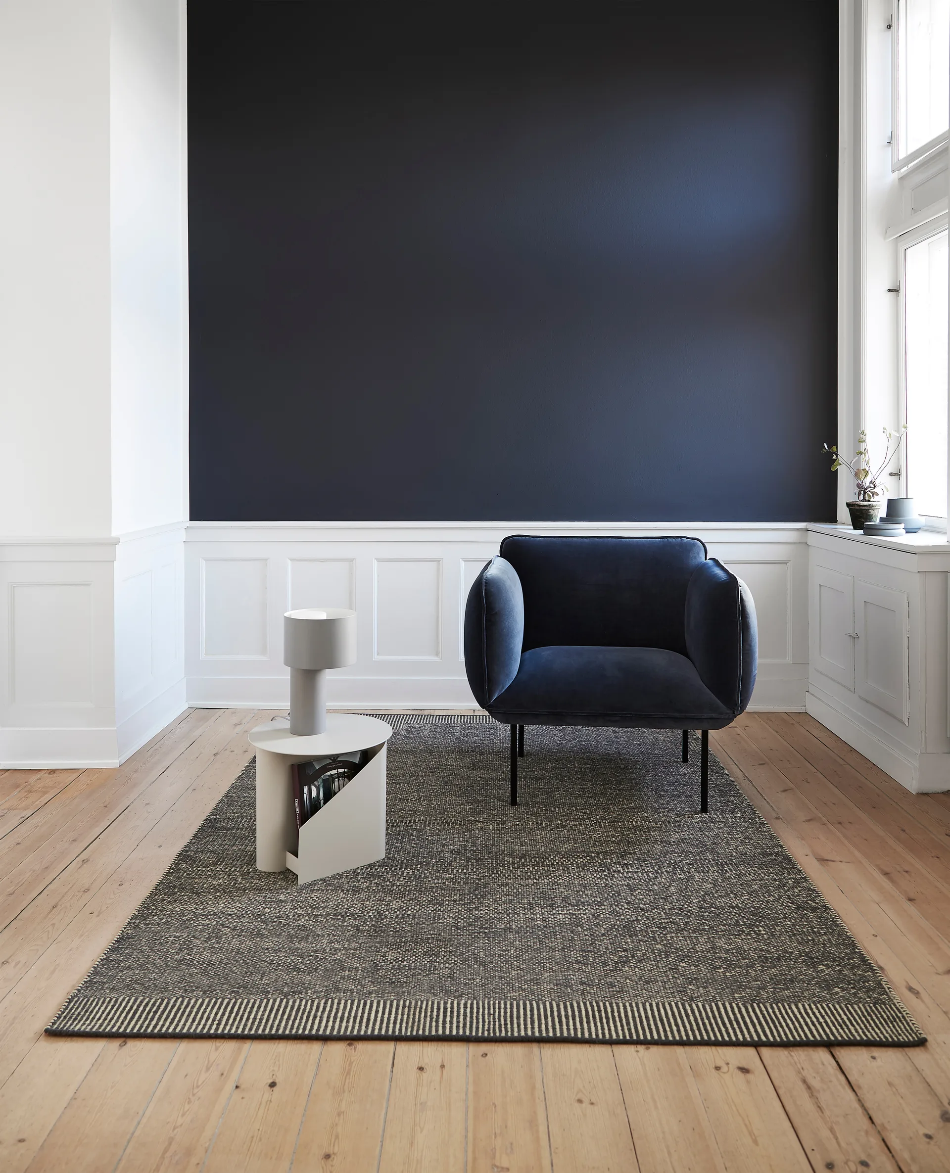 Rombo matta grå, 170x240 cm Woud