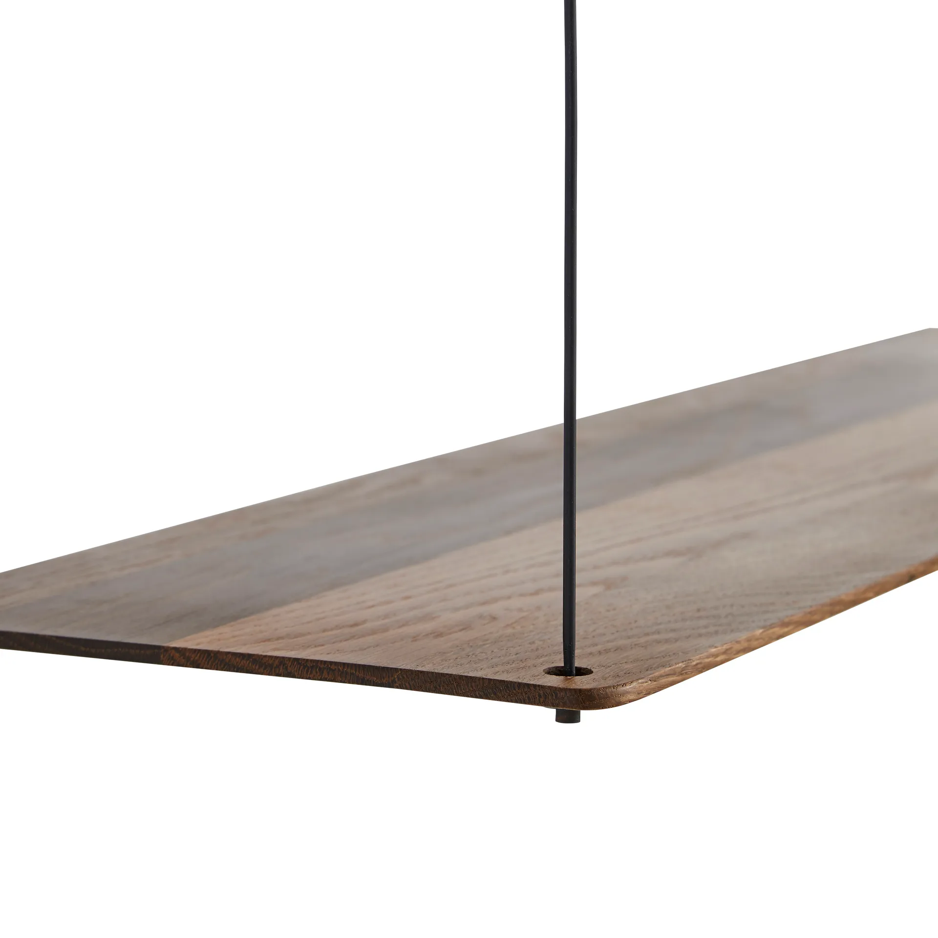 Stedge hylla 80 cm, rökt ek Woud