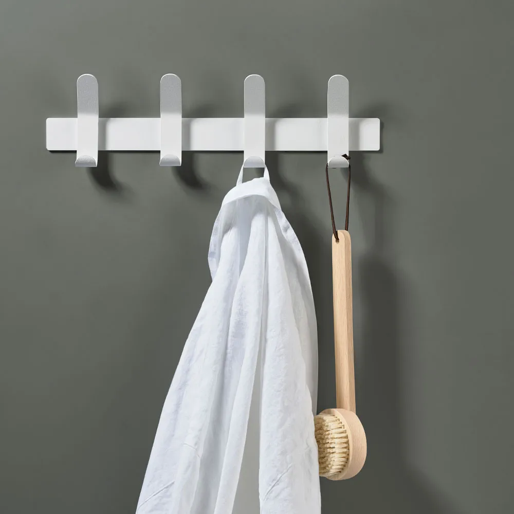 A-Rack kroklist, white, 4 krokar Zone Denmark