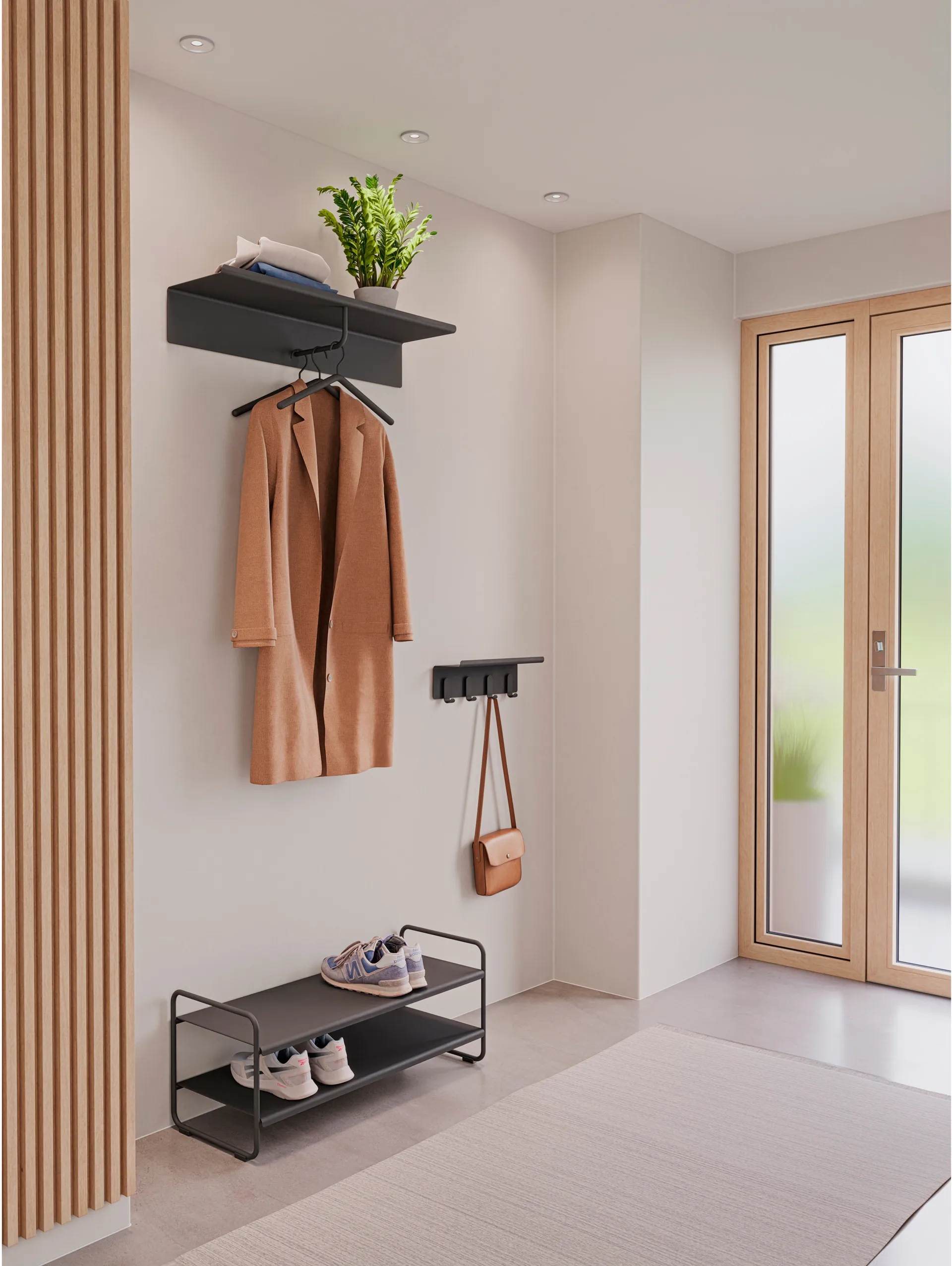 A-shoe rack skohylla 33x80 cm, Black Zone Denmark