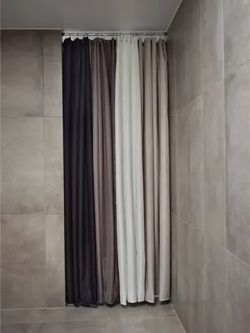 Lux duschdraperi - White, 180x220 cm - Zone Denmark