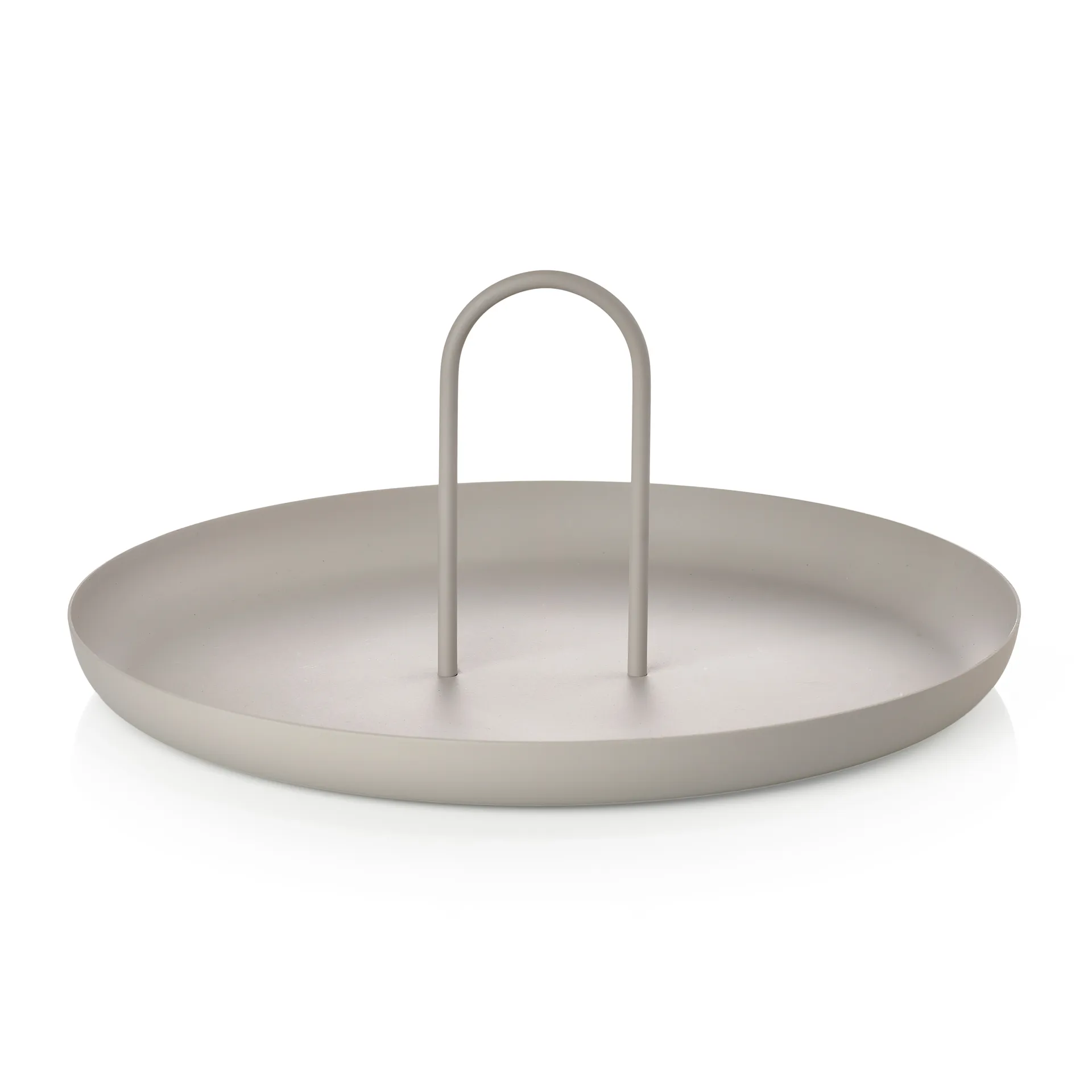 Singles bricka med handtag Ø20 cm, Warm Grey Zone Denmark