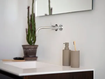 Solo tvålpump - Taupe - Zone Denmark